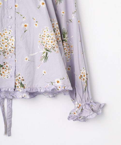 PINK HOUSE / ピンクハウス シャツ・ブラウス | マーガレットブーケプリントブラウス | 詳細6
