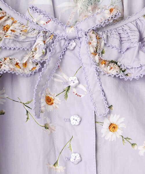 PINK HOUSE / ピンクハウス シャツ・ブラウス | マーガレットブーケプリントブラウス | 詳細7