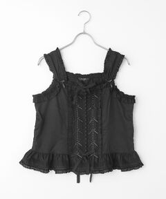 PINK HOUSE / ピンクハウス シャツ・ブラウス | フリル使いローンキャミソールブラウス