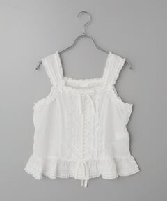 PINK HOUSE / ピンクハウス シャツ・ブラウス | フリル使いローンキャミソールブラウス