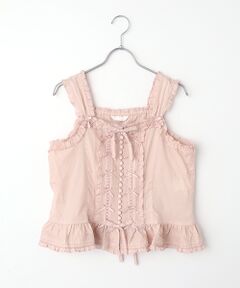 PINK HOUSE / ピンクハウス シャツ・ブラウス | フリル使いローンキャミソールブラウス