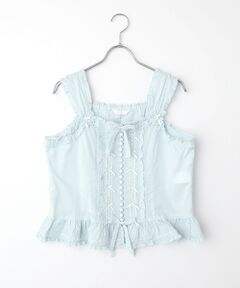 PINK HOUSE / ピンクハウス シャツ・ブラウス | フリル使いローンキャミソールブラウス