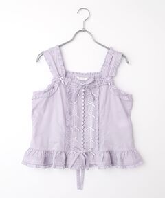 PINK HOUSE / ピンクハウス シャツ・ブラウス | フリル使いローンキャミソールブラウス