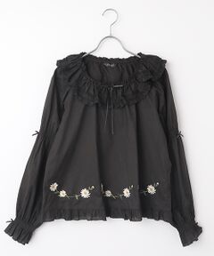 PINK HOUSE / ピンクハウス シャツ・ブラウス | マーガレット刺繍使いローンブラウス