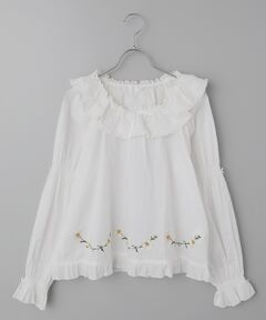 PINK HOUSE / ピンクハウス シャツ・ブラウス | マーガレット刺繍使いローンブラウス