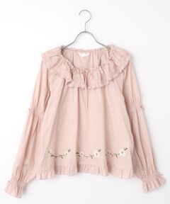 PINK HOUSE / ピンクハウス シャツ・ブラウス | マーガレット刺繍使いローンブラウス