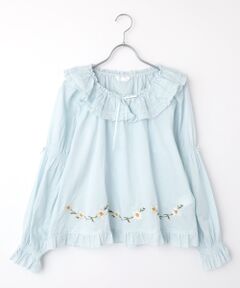 PINK HOUSE / ピンクハウス シャツ・ブラウス | マーガレット刺繍使いローンブラウス