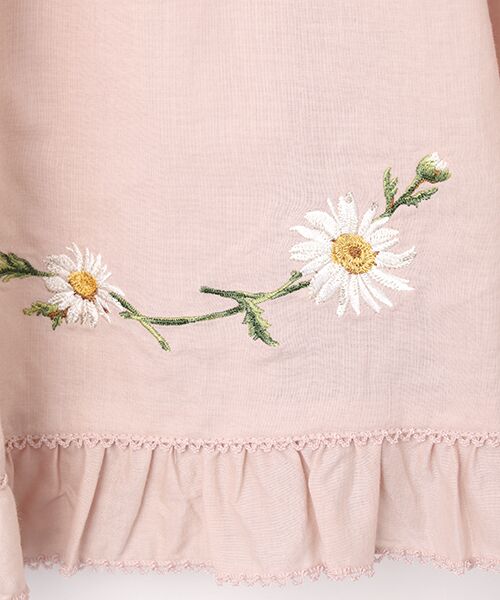 PINK HOUSE / ピンクハウス シャツ・ブラウス | マーガレット刺繍使いローンブラウス | 詳細3