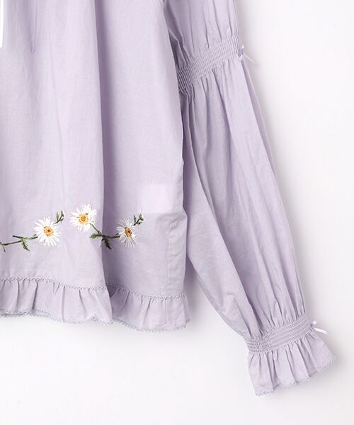 PINK HOUSE / ピンクハウス シャツ・ブラウス | マーガレット刺繍使いローンブラウス | 詳細7