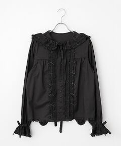 PINK HOUSE / ピンクハウス シャツ・ブラウス | うさぎの耳フード付きローンブラウス