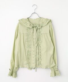 PINK HOUSE / ピンクハウス シャツ・ブラウス | うさぎの耳フード付きローンブラウス