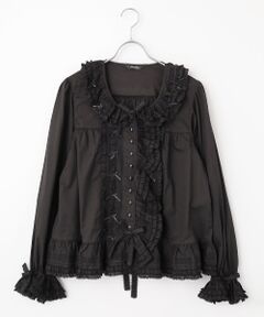 PINK HOUSE / ピンクハウス シャツ・ブラウス | ローンフリル使いオーバーブラウス