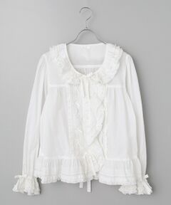 PINK HOUSE / ピンクハウス シャツ・ブラウス | ローンフリル使いオーバーブラウス