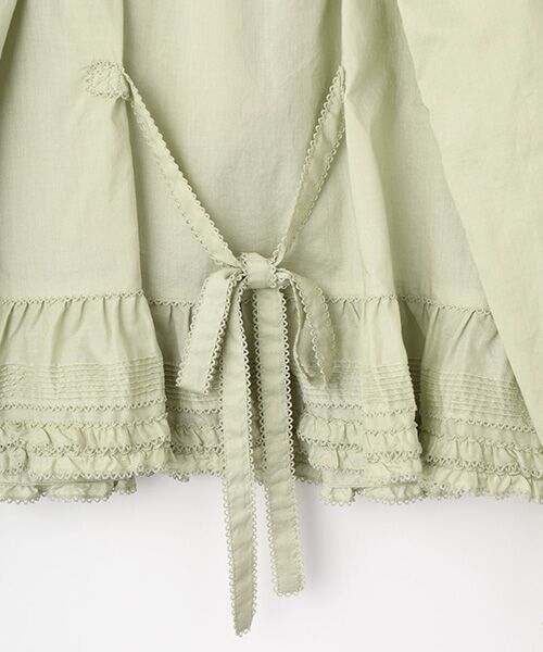 PINK HOUSE / ピンクハウス シャツ・ブラウス | ローンフリル使いオーバーブラウス | 詳細9