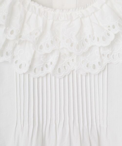 PINK HOUSE / ピンクハウス シャツ・ブラウス | スカラップレース使いダンガリーブラウス | 詳細2