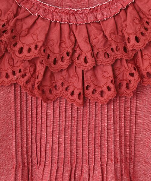 PINK HOUSE / ピンクハウス シャツ・ブラウス | スカラップレース使いダンガリーブラウス | 詳細3