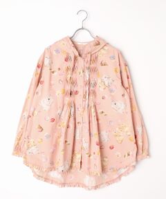 PINK HOUSE / ピンクハウス シャツ・ブラウス | 幸見うさぎプリントフードブラウス