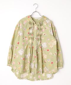 PINK HOUSE / ピンクハウス シャツ・ブラウス | 幸見うさぎプリントフードブラウス