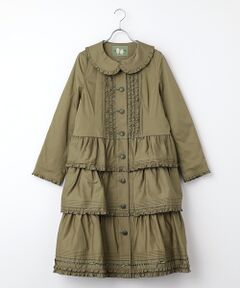 PINK HOUSE / ピンクハウス その他アウター | フリル衿付きティアードコート