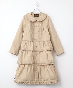 PINK HOUSE / ピンクハウス その他アウター | フリル衿付きティアードコート