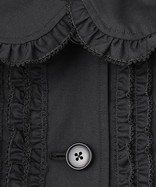 PINK HOUSE / ピンクハウス その他アウター | フリル衿付きティアードコート | 詳細1