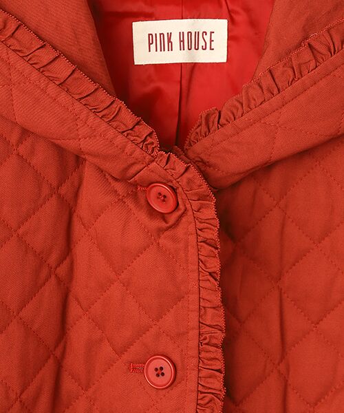 PINK HOUSE / ピンクハウス ブルゾン | フード付きキルティングジャケット | 詳細2