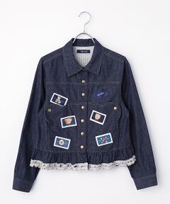 PINK HOUSE / ピンクハウス Gジャン・デニムジャケット | BIGくまシルエットデニムジャケット