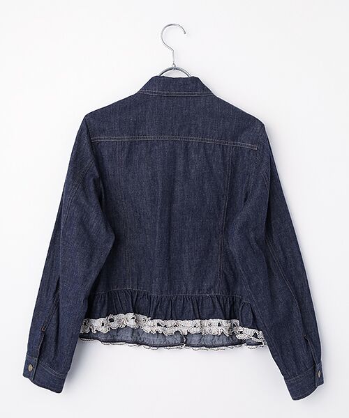 PINK HOUSE / ピンクハウス Gジャン・デニムジャケット | BIGくまシルエットデニムジャケット | 詳細3