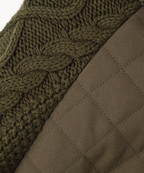 PINK HOUSE / ピンクハウス ブルゾン | ニット袖付きキルティングブルゾン | 詳細10