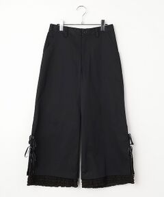 PINK HOUSE / ピンクハウス その他パンツ | フリルローン使いワイドパンツ