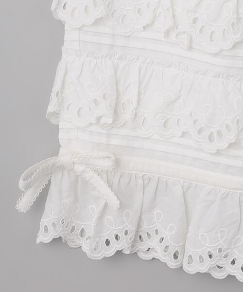 PINK HOUSE / ピンクハウス その他パンツ | スカラップレース使いダンガリードロワーズ | 詳細2