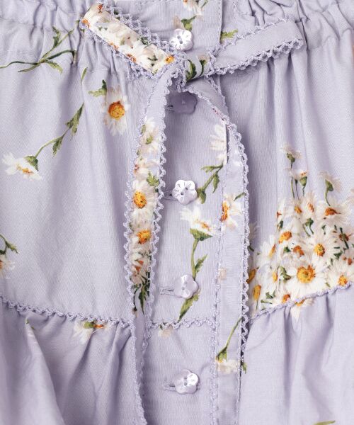 PINK HOUSE / ピンクハウス ロング・マキシ丈スカート | マーガレットブーケプリントスカート | 詳細8