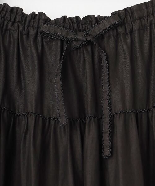 PINK HOUSE / ピンクハウス ロング・マキシ丈スカート | フリル使いローンスカート | 詳細1