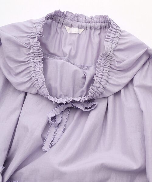 PINK HOUSE / ピンクハウス ロング・マキシ丈スカート | フリル使いローンスカート | 詳細8