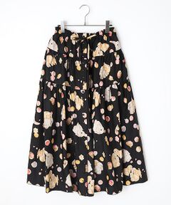 PINK HOUSE / ピンクハウス ロング・マキシ丈スカート | 幸見うさぎプリントスカート