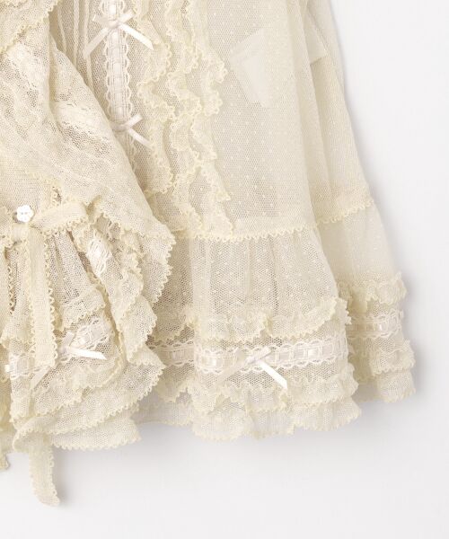 PINK HOUSE / ピンクハウス ベスト | ドットチュールベスト | 詳細5