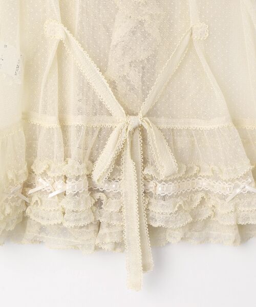 PINK HOUSE / ピンクハウス ベスト | ドットチュールベスト | 詳細6