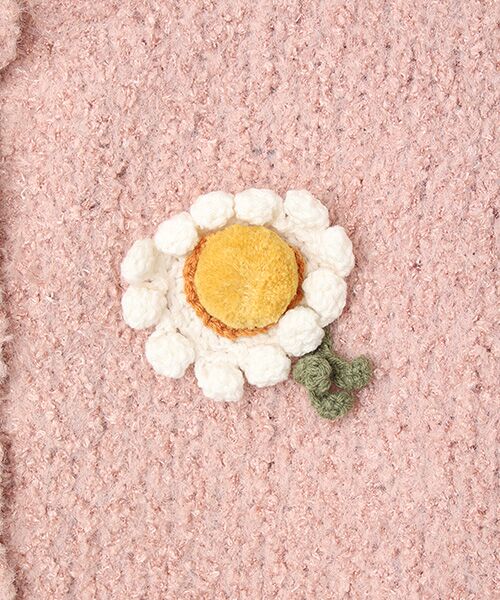 PINK HOUSE / ピンクハウス カーディガン・ボレロ | マーガレットモチーフ使いニットカーディガン | 詳細3