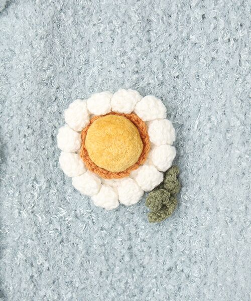 PINK HOUSE / ピンクハウス カーディガン・ボレロ | マーガレットモチーフ使いニットカーディガン | 詳細4