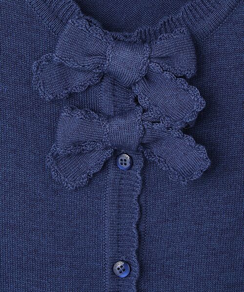 PINK HOUSE / ピンクハウス カーディガン・ボレロ | リボンモチーフ使いニットカーディガン | 詳細5