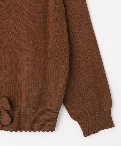 PINK HOUSE / ピンクハウス カーディガン・ボレロ | リボンモチーフ使いニットカーディガン | 詳細8