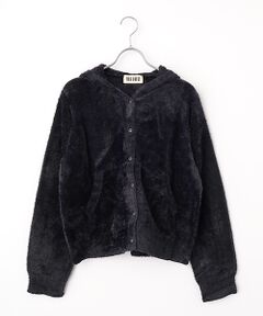 PINK HOUSE / ピンクハウス カーディガン・ボレロ | うさぎの耳フード付きフェザーヤーンニットパーカー