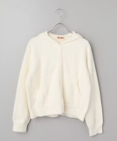 PINK HOUSE / ピンクハウス カーディガン・ボレロ | うさぎの耳フード付きフェザーヤーンニットパーカー