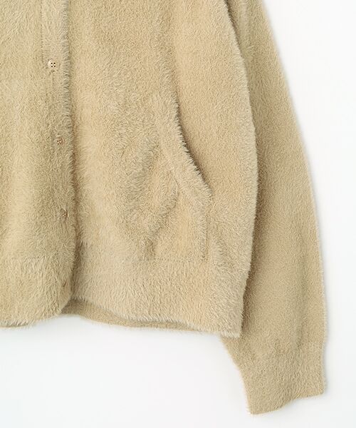 PINK HOUSE / ピンクハウス カーディガン・ボレロ | うさぎの耳フード付きフェザーヤーンニットパーカー | 詳細7