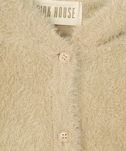 PINK HOUSE / ピンクハウス カーディガン・ボレロ | うさぎの耳フード付きフェザーヤーンニットパーカー | 詳細8
