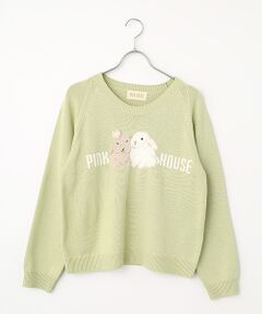 PINK HOUSE / ピンクハウス ニット・セーター | 幸見うさぎ柄ニット