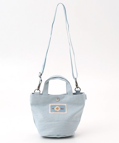 PINK HOUSE / ピンクハウス ショルダーバッグ | マーガレットブーケロゴ刺繍ミニトートポシェット | 詳細3