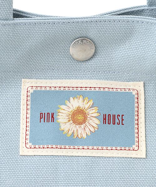 PINK HOUSE / ピンクハウス ショルダーバッグ | マーガレットブーケロゴ刺繍ミニトートポシェット | 詳細8