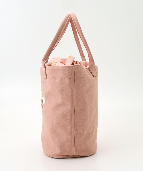 PINK HOUSE / ピンクハウス トートバッグ | 幸見うさぎ刺繍バッグ | 詳細2