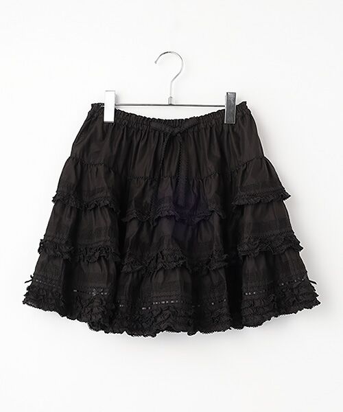 PINK HOUSE / ピンクハウス その他小物 | フリル使いティアードタブリエ（クロ）